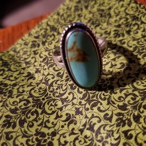 Sterling silver turquoise vintage ring